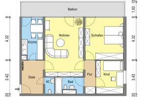 Helle 3-Zimmer-Wohnung mit großem Balkon und traumhaftem Blick über Mainz – Am Taubertsberg 4, 55122 Hartenberg-Münchfeld, Mainz – Vorschaubild 6