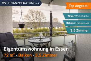 Helle 3,5-Zimmer-Eigentumswohnung mit Balkon in ruhiger Lage von Essen