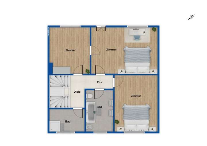 Grundriss 2. Obergeschoss