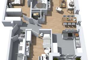 Traumhafte Wohnsinfonien/EG-Wohnung Farbton – Chopinstraße 42, 40593 Benrath, Düsseldorf – Vorschaubild 2