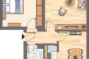2-Zimmer-Wohnung in Bottrop Batenbrock-Nord – Alsenstraße 62, 46238 Batenbrock, Bottrop – Vorschaubild 11