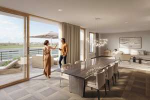 Geräumige 3-Zimmer-Wohnung mit 2 Bädern und direktem Rheinblick