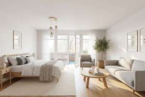 ++ Barrierearmes Apartment mit Pflegedienst im Haus und Balkon ins Grüne ++ – Die vollständige Adresse der Immobilie erhältst du vom Anbieter., 4179 Leutzsch, Leipzig – Vorschaubild 4