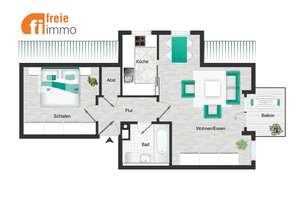 Vermietete 2-Zimmer-Dachgeschosswohnung im „Thäterhof“ in Dresden-Übigau zu verkaufen – Die vollständige Adresse der Immobilie erhältst du vom Anbieter., 1139 Mickten, Dresden – Vorschaubild 9