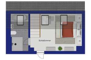 !!! Vermietete 2-Zimmer-Maisonette-Wohnung mit 4,6 % Rendite im Herzen der Südstadt von Fürth inkl – Die vollständige Adresse der Immobilie erhältst du vom Anbieter., 90763 Nördliche Südstadt, Fürth – Vorschaubild 7