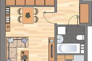 2-Zimmer-Wohnung in Wilhelmshaven Fedderwardergroden – Oderstraße 61, 26388 Fedderwardergroden, Wilhelmshaven – Vorschaubild 8