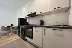 Schöne *vollmöblierte* frisch sanierte 2 Zimmer-Wohnung mit großer Terrasse. – Robenstraße 67, 52070 Jülicher Straße, Aachen – Vorschaubild 4