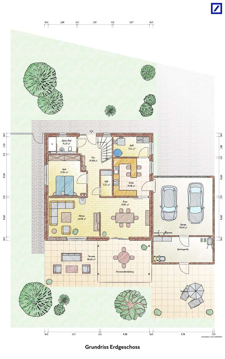 Grundriss Erdgeschoss
