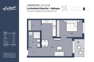 Eigentumswohnungen mit Balkon und attraktivem Finanzierungsvorteil – Waldstetter Straße 49, 72336 Balingen – Vorschaubild 3