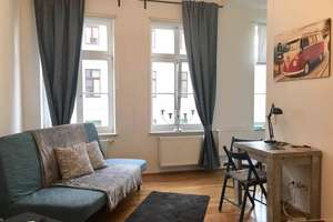 Stilvolle, gemütliche 1-Zimmer-Wohnung im Herzen von Leipzig -  Voll möbliert