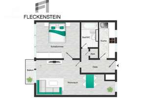 Stilvolle, voll möblierte 2,5-Zimmer-Wohnung mit Balkon & Tiefgarage in Sendling-Westpark – Die vollständige Adresse der Immobilie erhältst du vom Anbieter., 81369 Mittersendling, München – Vorschaubild 7