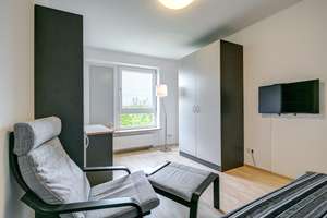 Zentrale, modern voll möblierte 1-Zimmer Appartements in City-Nähe und Nähe zum Englischen Garten – St.-Nikolaus-Platz 3, 80939 Obere Isarau, München – Vorschaubild 1
