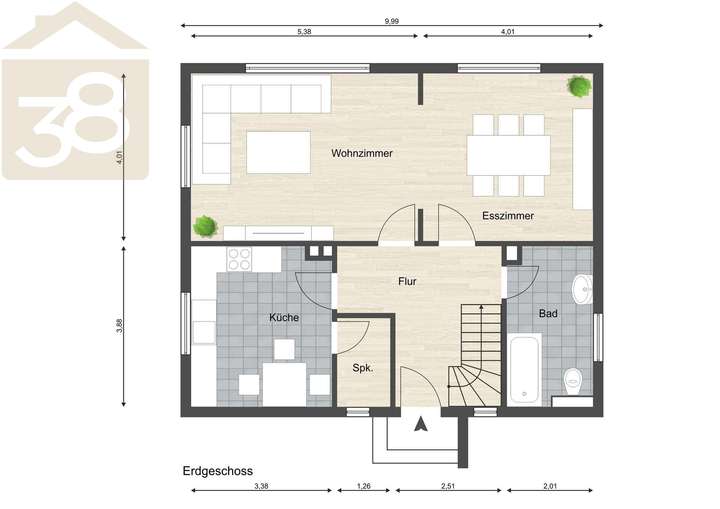 Grundriss EG