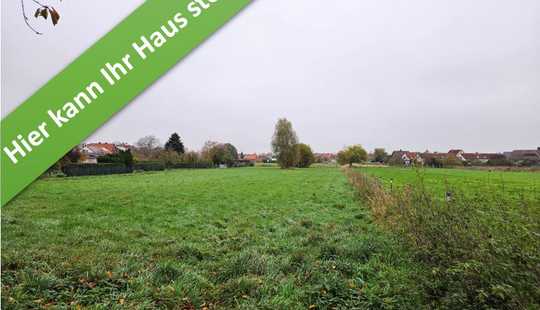 Bild von Ein Bungalow, der begeistert im kommenden Baugebiet in Wendeburg.