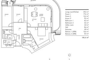 Moderne Vier-Zimmer-Wohnung im Grand Tower – Die vollständige Adresse der Immobilie erhältst du vom Anbieter., 60327 Gallus, Frankfurt am Main – Vorschaubild 8