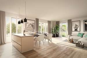 Großzügige 4-Zimmer-Wohnung mit zwei Balkonen und klarer Raumtrennung – Die vollständige Adresse der Immobilie erhältst du vom Anbieter., 80937 Am Hart, München – Vorschaubild 3