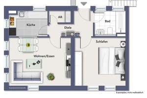 Alt-Engeldorfer Hof: 2-Zimmerwohnung im historischen Ambiente – 50997 Meschenich, Köln – Vorschaubild 11