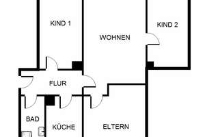 Renovierte 4-Zimmer-Wohnung! – Reiherweg 16, 99089 Ilversgehofen, Erfurt – Vorschaubild 2