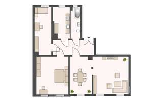Moderne 3-Raum-Wohnung Inkl. EBK ! – Mendelssohnstraße 14, 4109 Zentrum-West, Leipzig – Vorschaubild 11