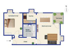 2-Zimmer-Gartenwohnung - sofort bezugsfrei in Altenerding – Die vollständige Adresse der Immobilie erhältst du vom Anbieter., 85435 Erding – Vorschaubild 11