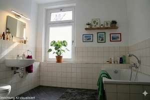 Wohlfühlen im Erdgeschoss: Fußbodenheizung, Balkon & Tageslichtbad mit Wanne und Dusche – Bernsdorfer Str. 76, 9126 Bernsdorf, Chemnitz – Vorschaubild 11