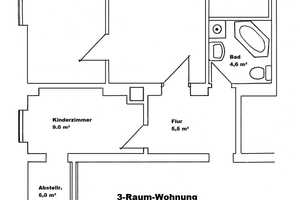 WOHNUNG IST RESERVIERT - Helle und sonnige 3-Raum-Wohnung zu vermieten – Hainsberger Straße 10 b, 1159 Dresden – Vorschaubild 15