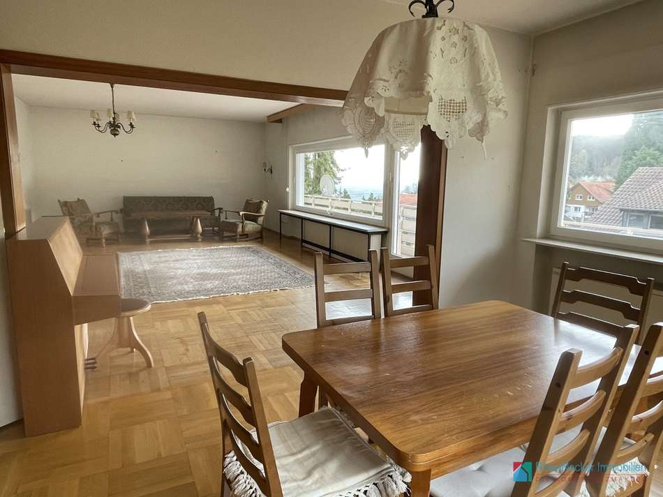 Essen Blick ins Wohnzimmer