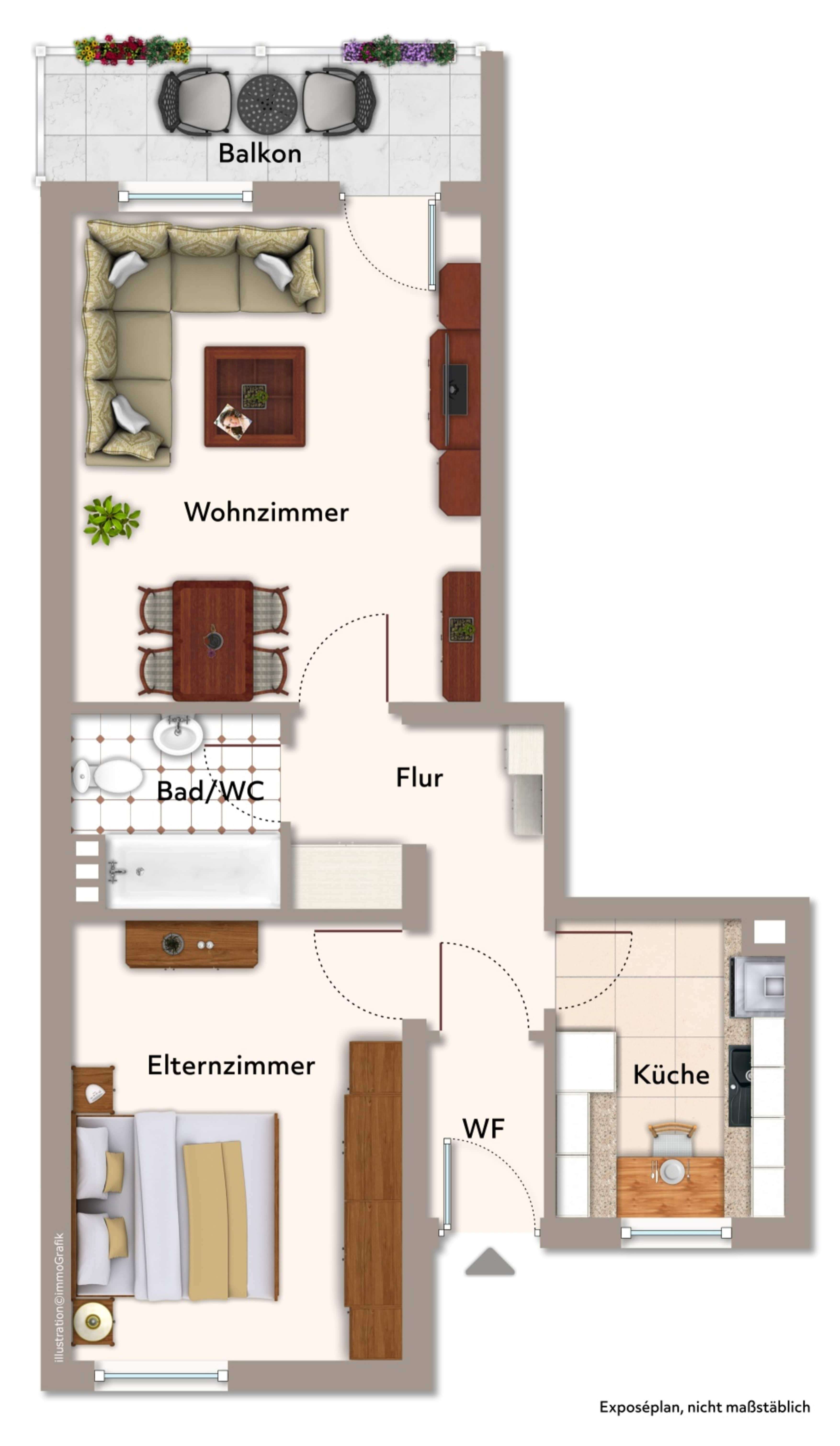 Flexibel nutzbar...renovierungsbed. 2-Zi.-ETW in Alterlangen, Erlangen – Bild 2