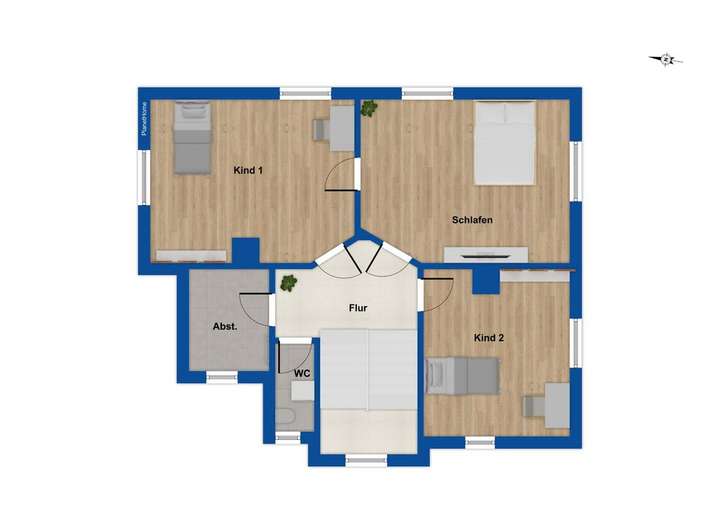 Grundriss Obergeschoss