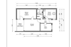 Anlage in Schwachhausen: 3-Zimmer Wohnung mit Balkon – Die vollständige Adresse der Immobilie erhältst du vom Anbieter., 28213 Neu-Schwachhausen, Bremen – Vorschaubild 20