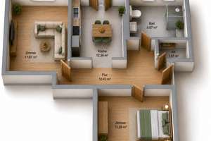 Großzügige 2-Zimmer-Wohnung in Stadtfeld-Ost! – Gellertstraße 16, 39108 Stadtfeld Ost, Magdeburg – Vorschaubild 11