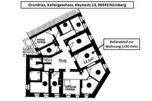 Gepflegte 59m²-Wohnung mit zwei Zimmern und Einbauküche in Nürnberg – Heynestraße 13, 90443 Steinbühl, Nürnberg – Vorschaubild 22