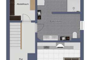 DHH mit Balkon, kleinem Hof, Charme & Potenzial - bezahlbares Eigenheim – Die vollständige Adresse der Immobilie erhältst du vom Anbieter., 86751 Mönchsdeggingen – Vorschaubild 15