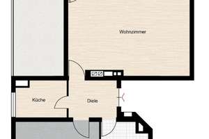 Charmante 2-Zimmer-Wohnung mit Skylineblick und zwei Balkonen – 60598 Sachsenhausen-Süd, Frankfurt am Main – Vorschaubild 13