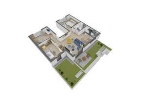 Attraktive 4 Zimmer-Wohnung im EG mit eigenem Garten