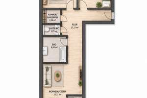 Attraktive 3-Zimmer-Wohnung in ruhiger Lage mit Balkon und EBK – Schlierseestrasse 9, 81541 Obergiesing, München – Vorschaubild 14
