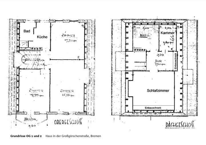 Grundriss OG1 und OG2