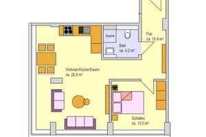 Mit Stil und Komfort und Umzugsbonus von 1.720 €: Helle 2 Zimmer, Einbauküche, Neubauausstattung – Hansemannplatz 1, 52062 Hansemannplatz, Aachen – Vorschaubild 13