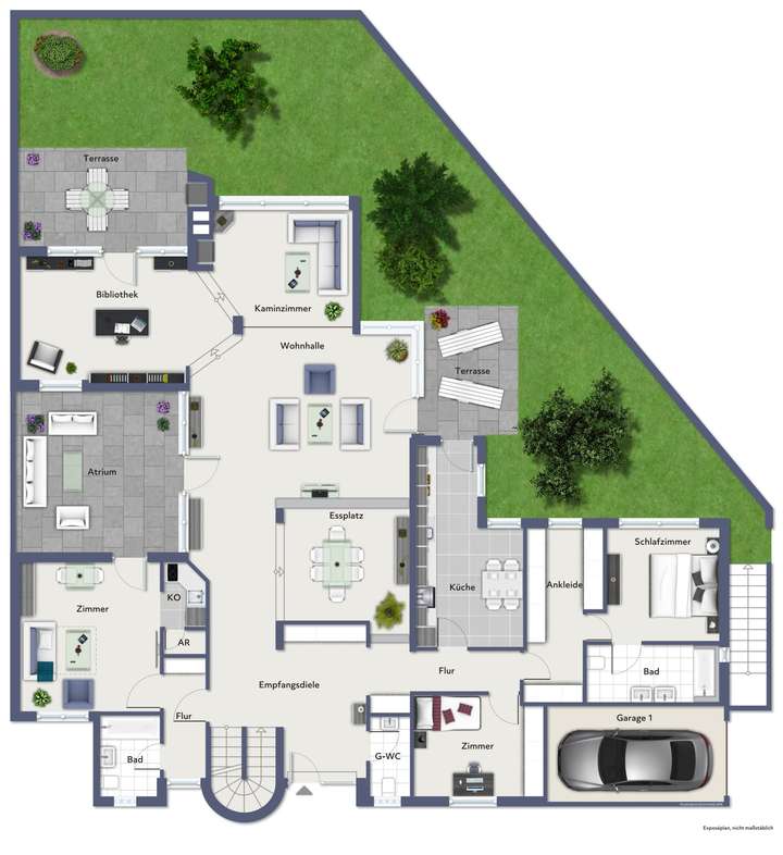 Grundriss nicht maßstabsgerech