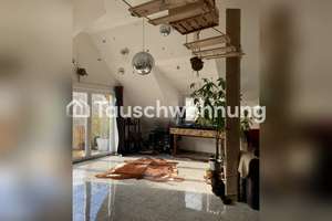 Tauschwohnung: Penthouse, Kamin, 2 Südbalkone, Fußbodenheizung