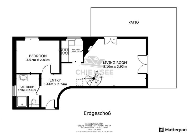 Grundriß Erdgeschoß