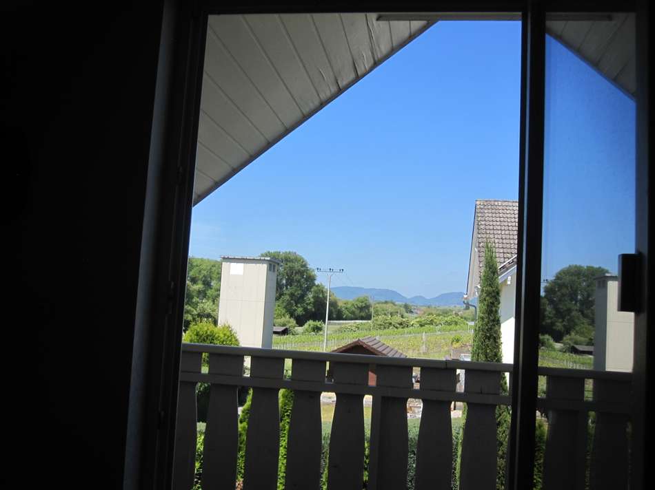 Ausblick Schlafzimmer DG/ Logg
