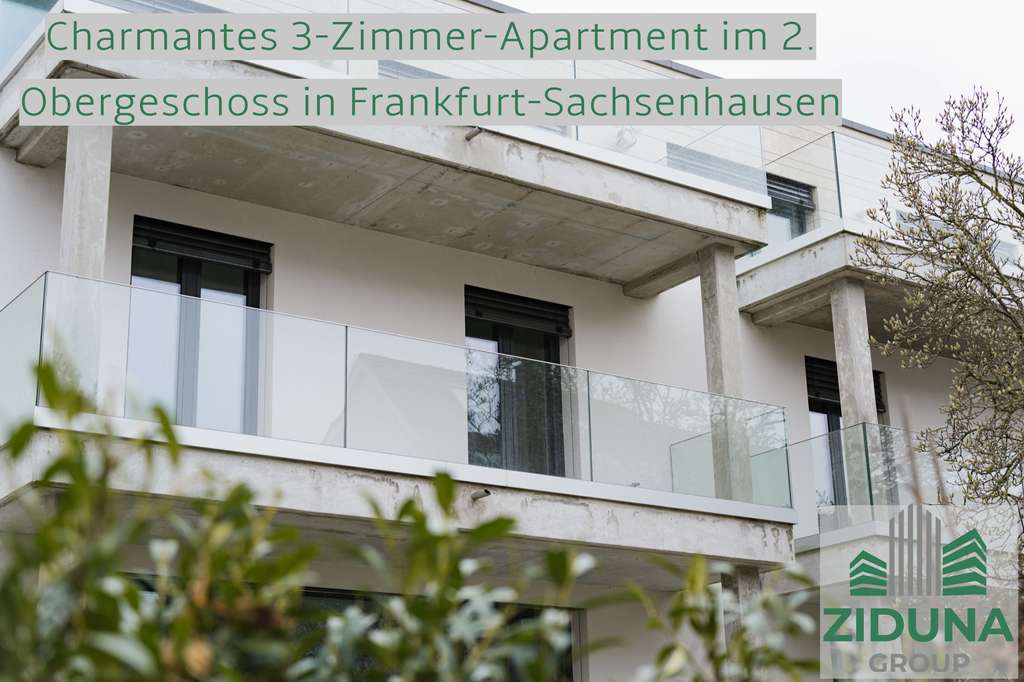 Exklusive 3-Zimmer-Wohnung im 2. Obergeschoss in Frankfurt-Sachsenhausen