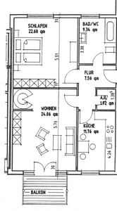 3-Zimmer-Wohnung mit ausgebautem Dachspitz, Balkon & Stauraum
