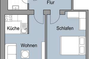 2-Zimmer-Wohnung mit offener Wohnküche in Derendorf – Rather Str. 10, 40476 Derendorf, Düsseldorf – Vorschaubild 6