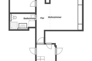 Barrierearme Erdgeschosswohnung mit 2 Zimmern und großer Loggia in Köln-Ehrenfeld   – Die vollständige Adresse der Immobilie erhältst du vom Anbieter., 50825 Braunsfeld, Köln – Vorschaubild 9