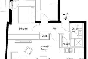 Sonnendurchflutetes Penthouse mit großzügiger Terrasse und luxuriösem Wohnkomfort – Suitbertusstraße 150, 40223 Bilk, Düsseldorf – Vorschaubild 10