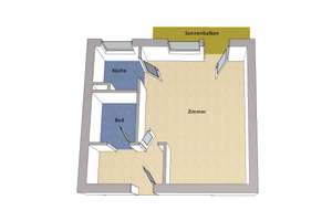 IMMOBERLIN.DE - Ersteinzug nach Kernsanierung! Helle Wohnung mit Westbalkon & Garten – Die vollständige Adresse der Immobilie erhältst du vom Anbieter., 12249 Lankwitz, Berlin – Vorschaubild 8