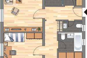 Vollständig renovierte 4-Zimmer-Wohnung in Oldenburg-Nadorst! – Zillestraße 6, 26127 Nadorst, Oldenburg (Oldenburg) – Vorschaubild 2