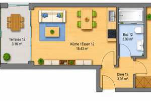 **GÖGGINGEN** Gepflegte 2- ZknB Erdgeschosswohnung mit Terrasse und Gartenanteil in ruhiger Lage – Schiffmacherweg 12a, 86199 Göggingen-Nordwest, Augsburg – Vorschaubild 30